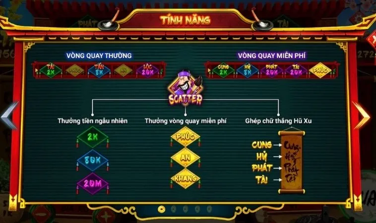 Tính năng trong nổ hũ Ông Đồ tại K9CC